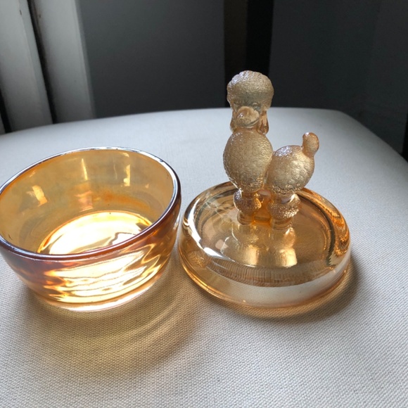 Jeanette Glass French Poodle Dish - Picture 3 of 3